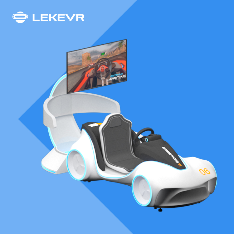 LEKE VR Flash Racing Simulator Virtual Reality Vergnügungspark-Autosimulator